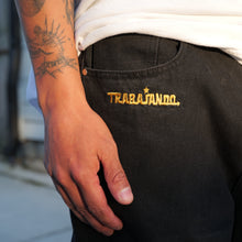 Trabajando Baggy Jeans Washed Black
