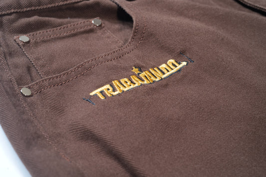 Trabajando Baggy Jeans - Chocolate Brown