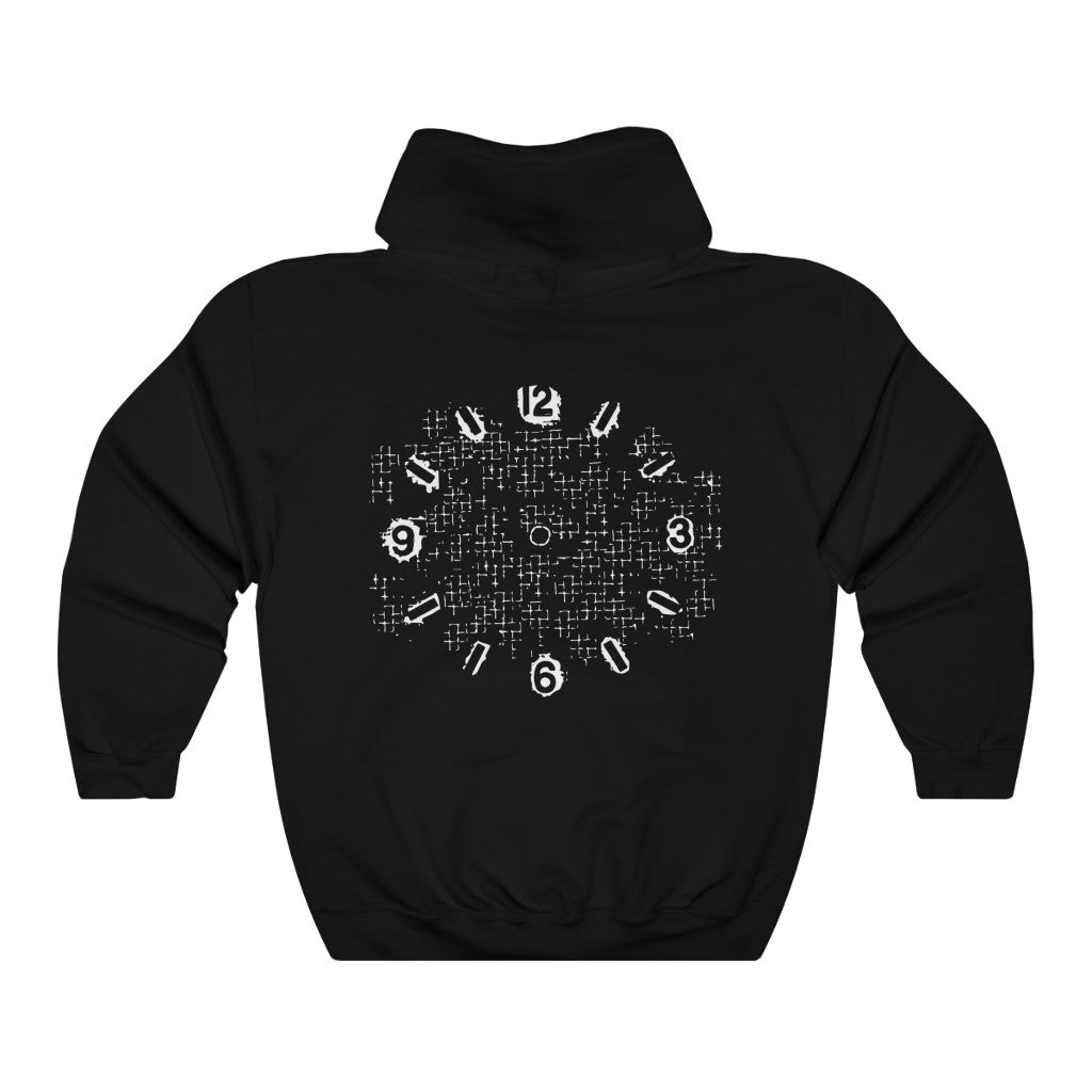 Clock Tower Black Hoodie - Trabajando Skate Apparel