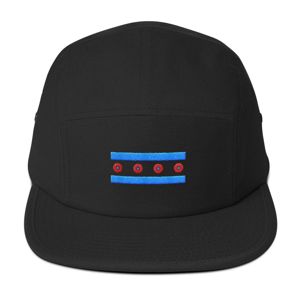 Chicago Skateboarding 5-Panel Camper Hats - Trabajando Skate Apparel