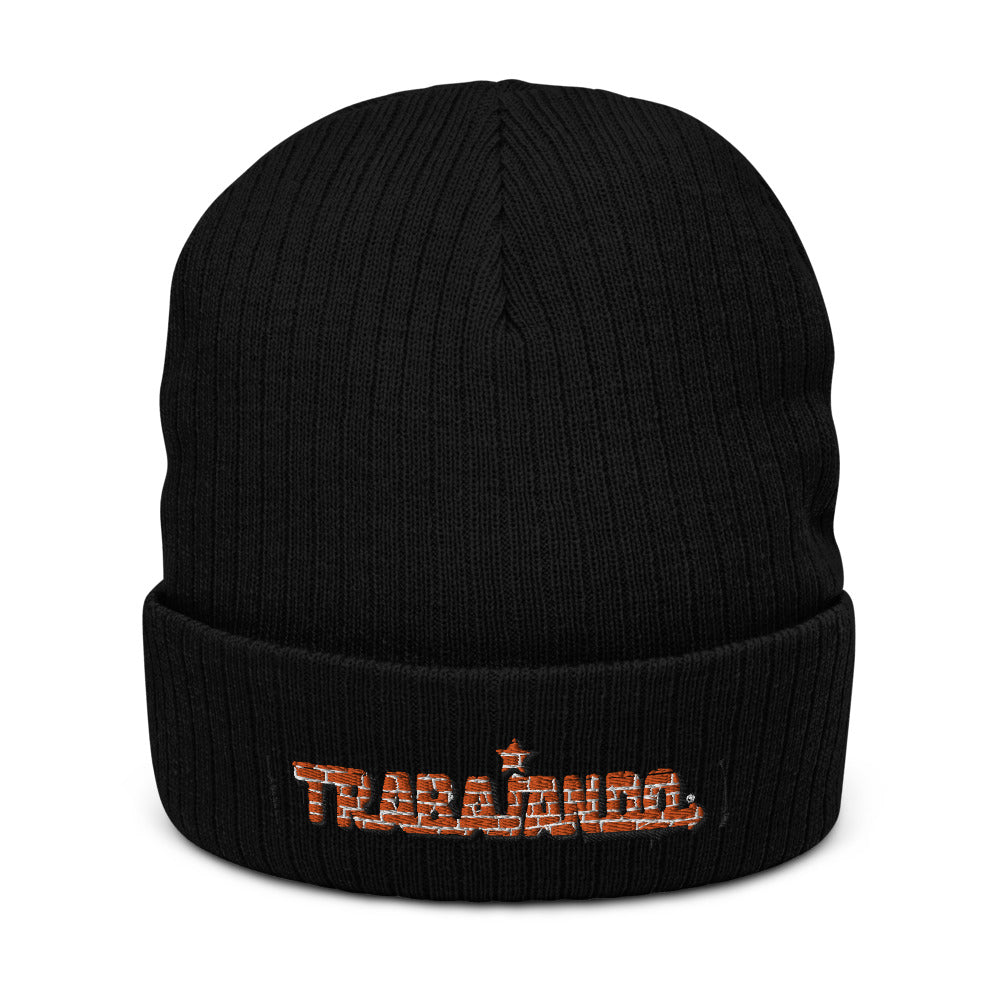 Trabajando Black Recycled Beanie