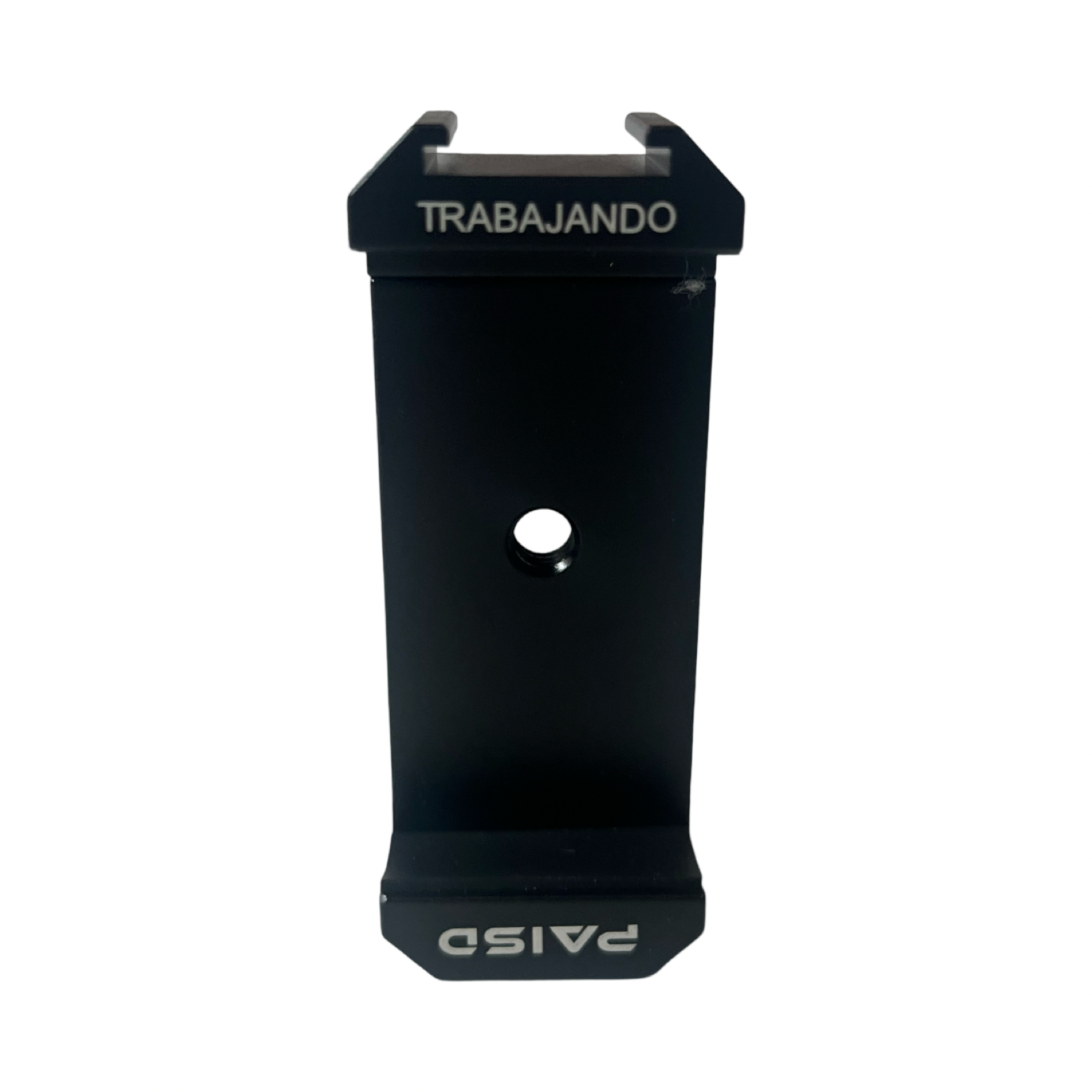Metal Phone Clip with Cold Shoe Mount - Trabajando Skate Apparel