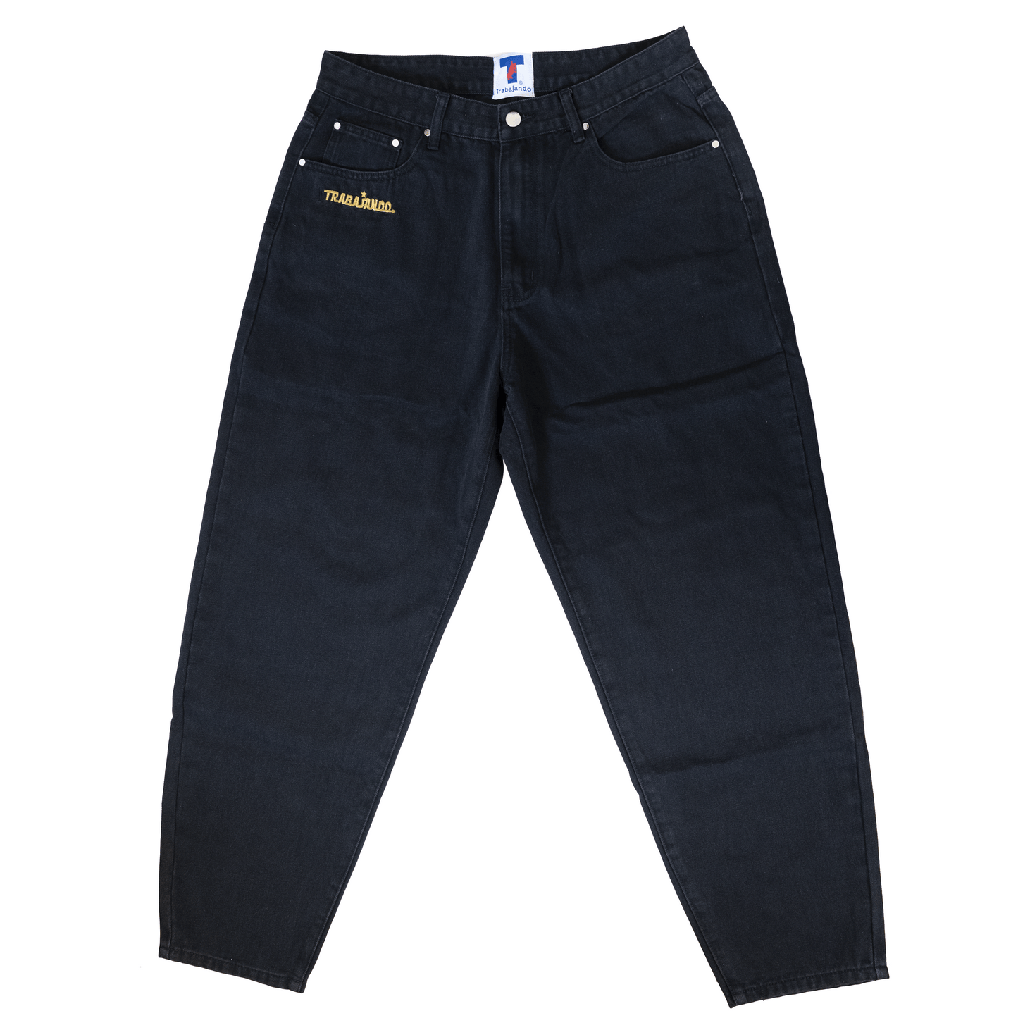 Trabajando Baggy Jeans Washed Black - Trabajando Skate Apparel