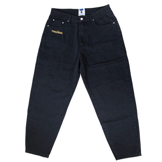 Trabajando Baggy Jeans Washed Black - Trabajando Skate Apparel