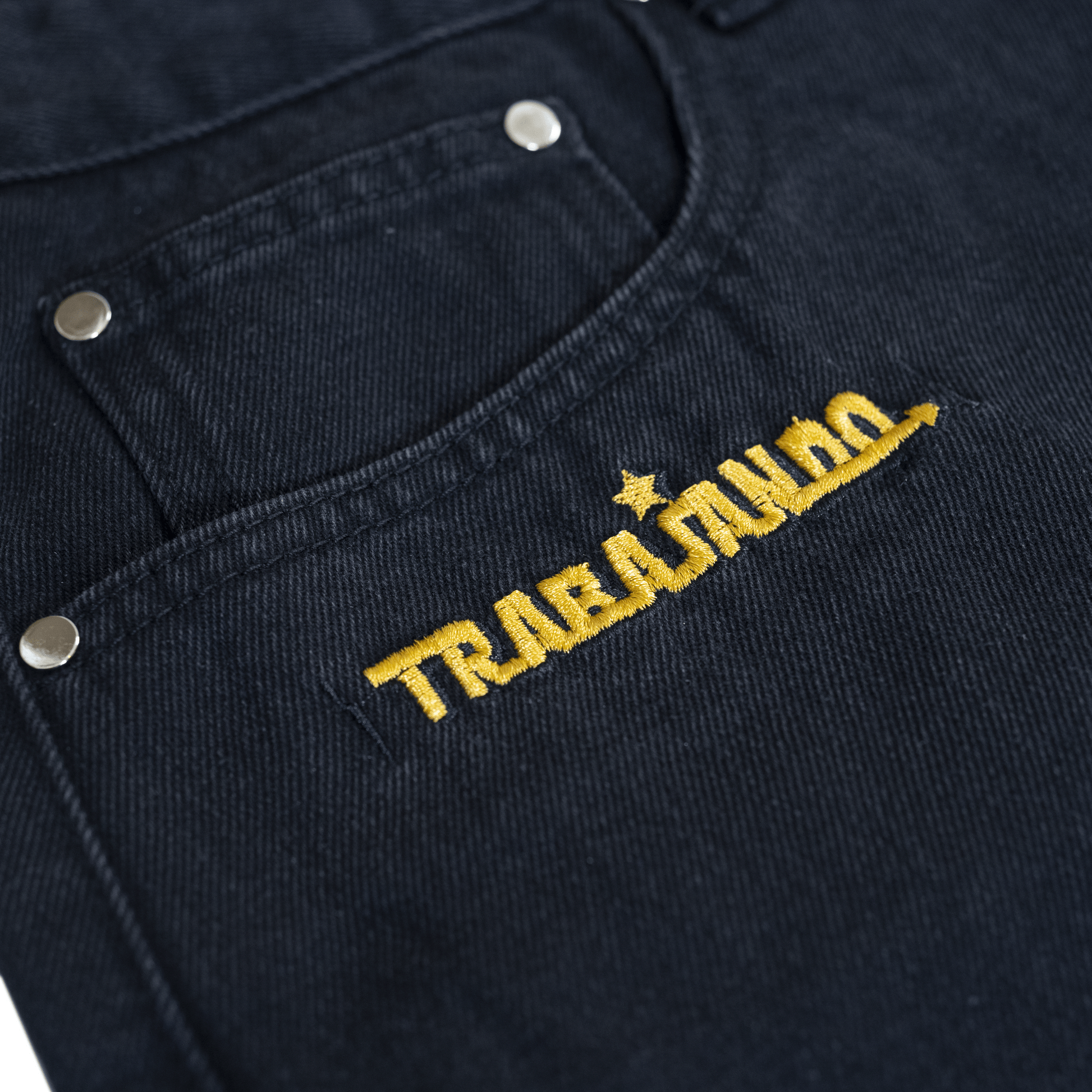 Trabajando Baggy Jeans Washed Black - Trabajando Skate Apparel