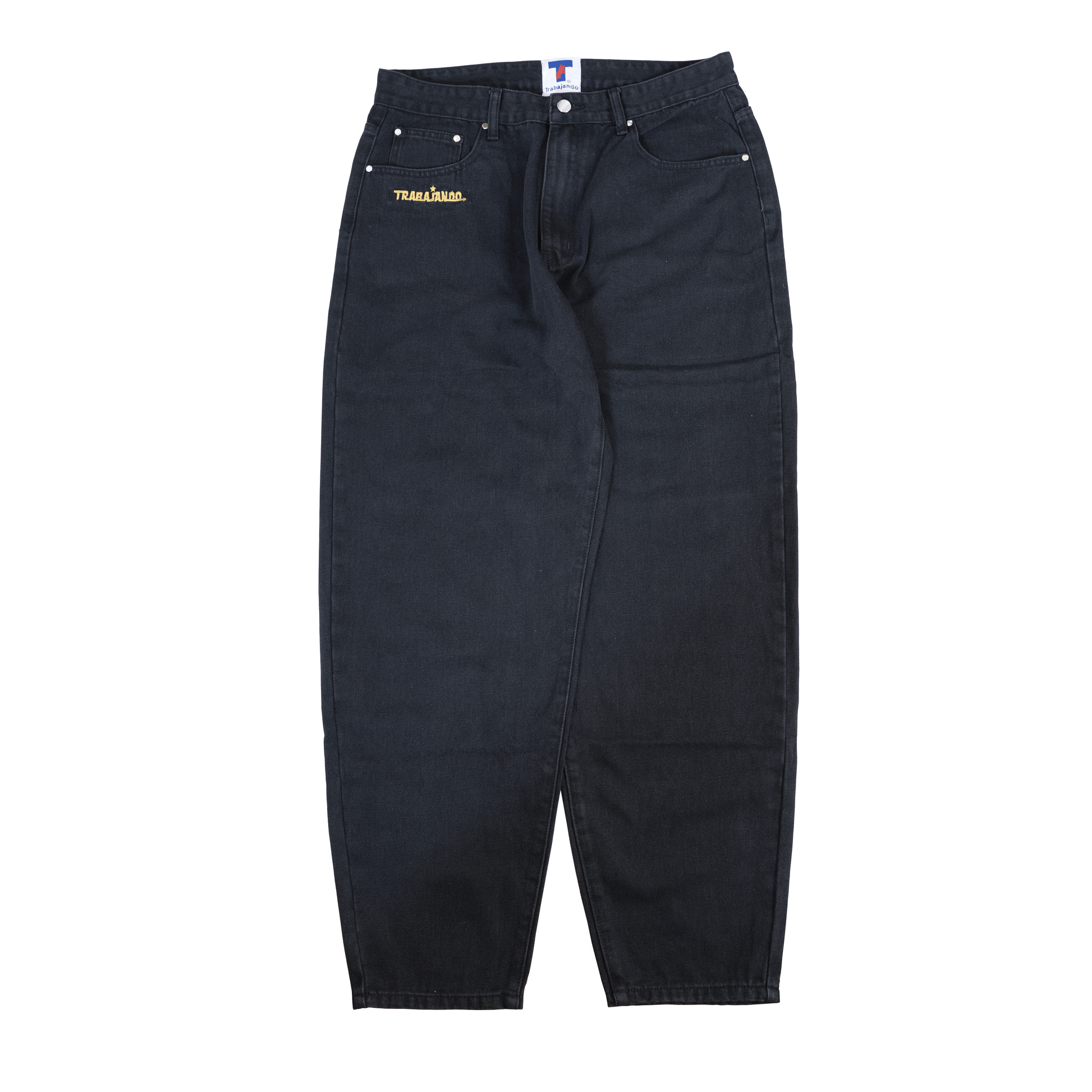 Trabajando Baggy Jeans Washed Black - Trabajando Skate Apparel
