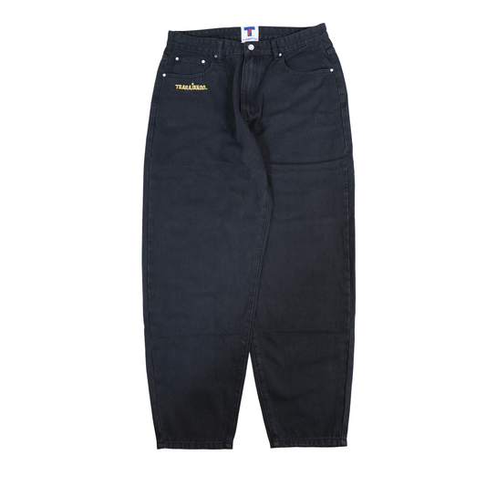 Trabajando Baggy Jeans Washed Black - Trabajando Skate Apparel