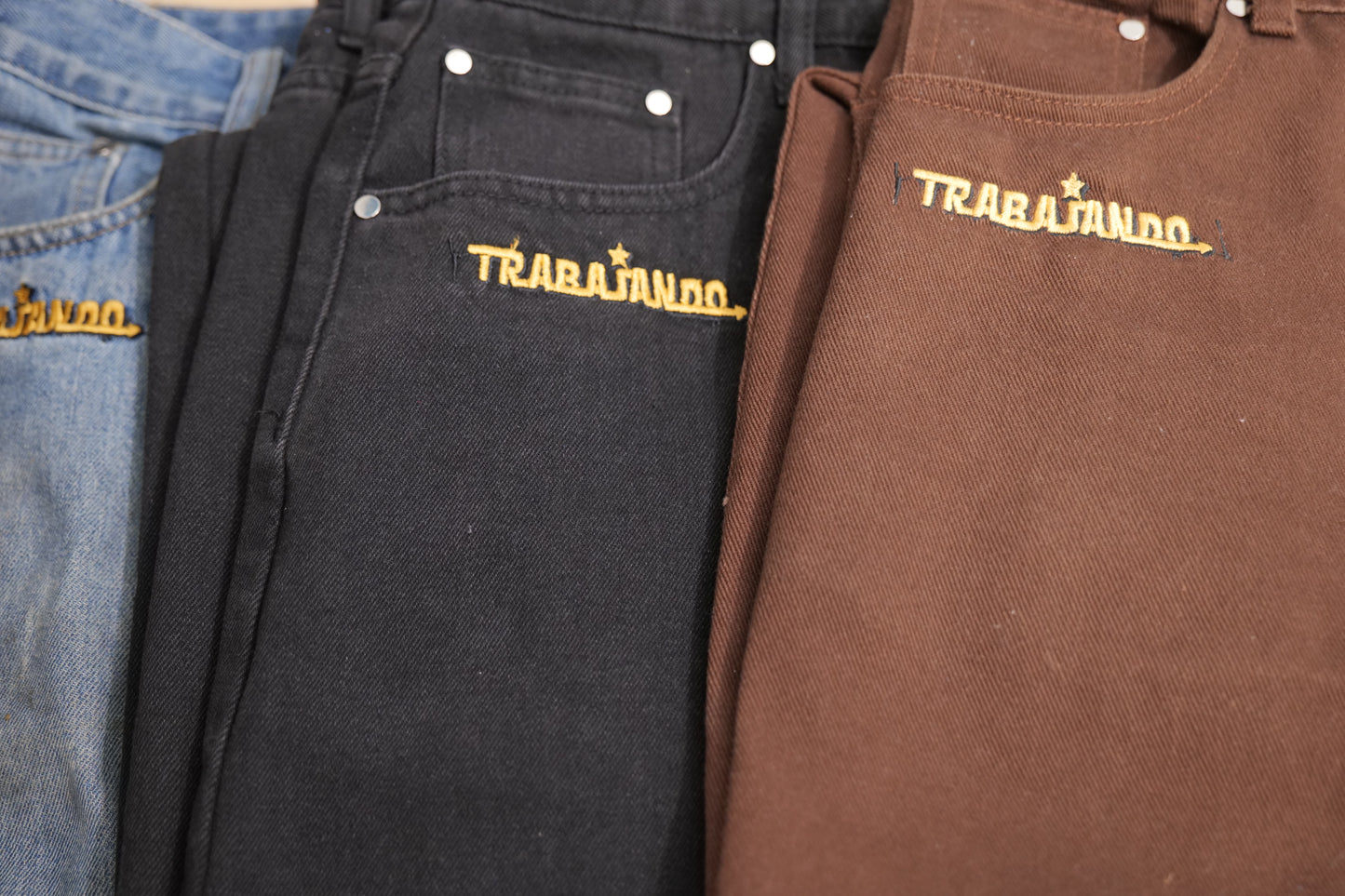 Trabajando Baggy Jeans - Chocolate Brown
