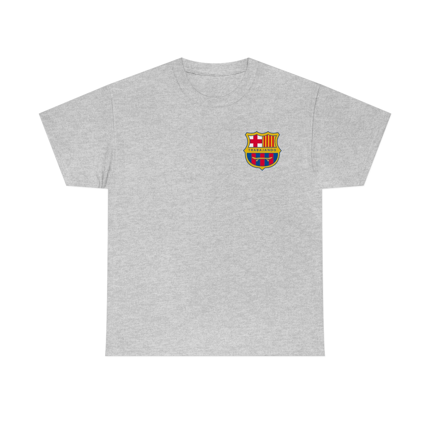 Barcelona Sport Grey Tee - Trabajando Skate Apparel