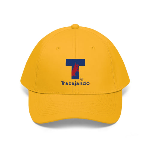 Trabajando T Logo Yellow Dad Cap
