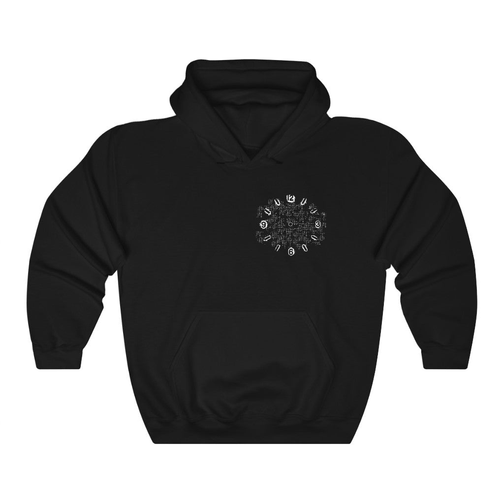 Clock Tower Black Hoodie - Trabajando Skate Apparel