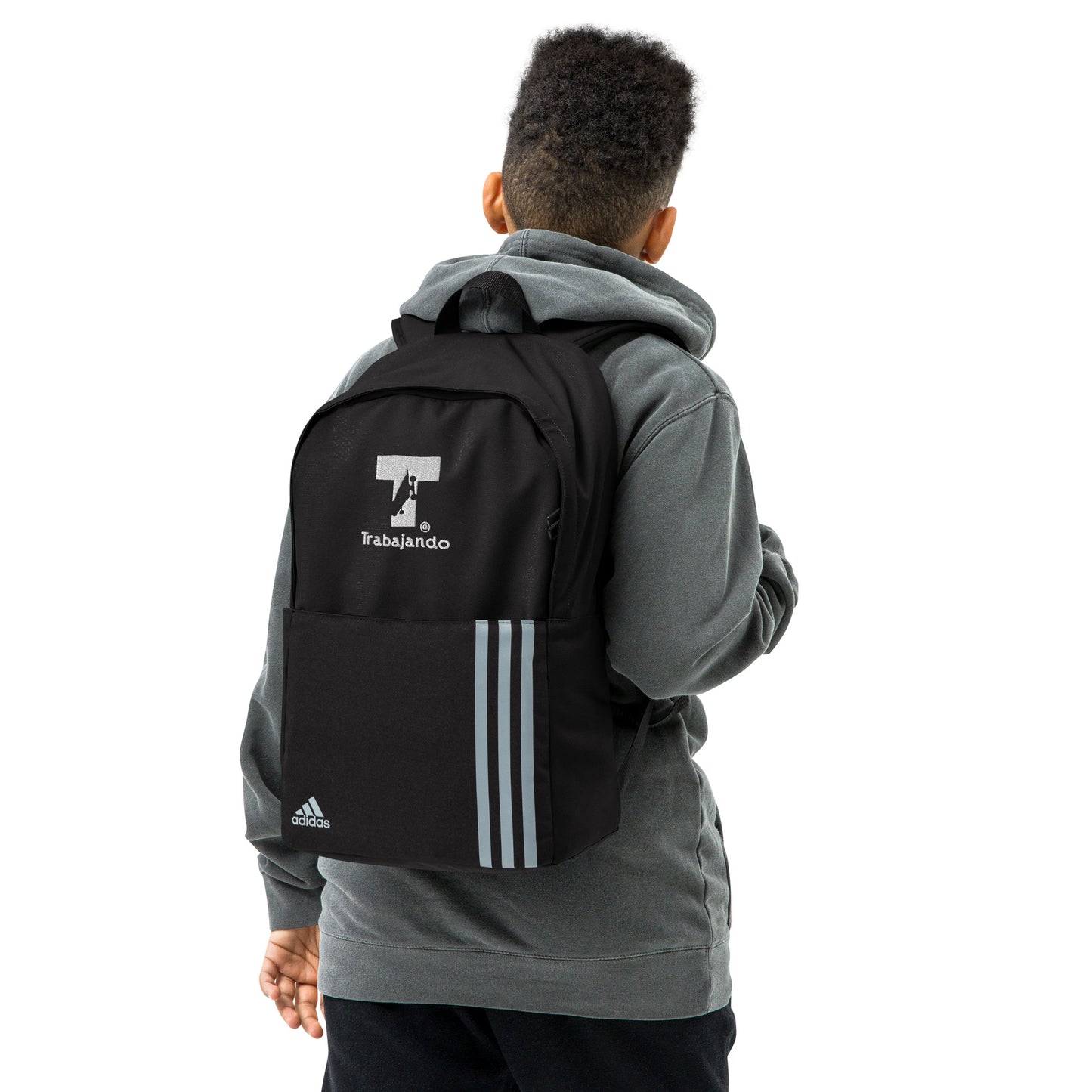 Trabajando Embroidered T-Logo Adidas Backpack - Trabajando Skate Apparel