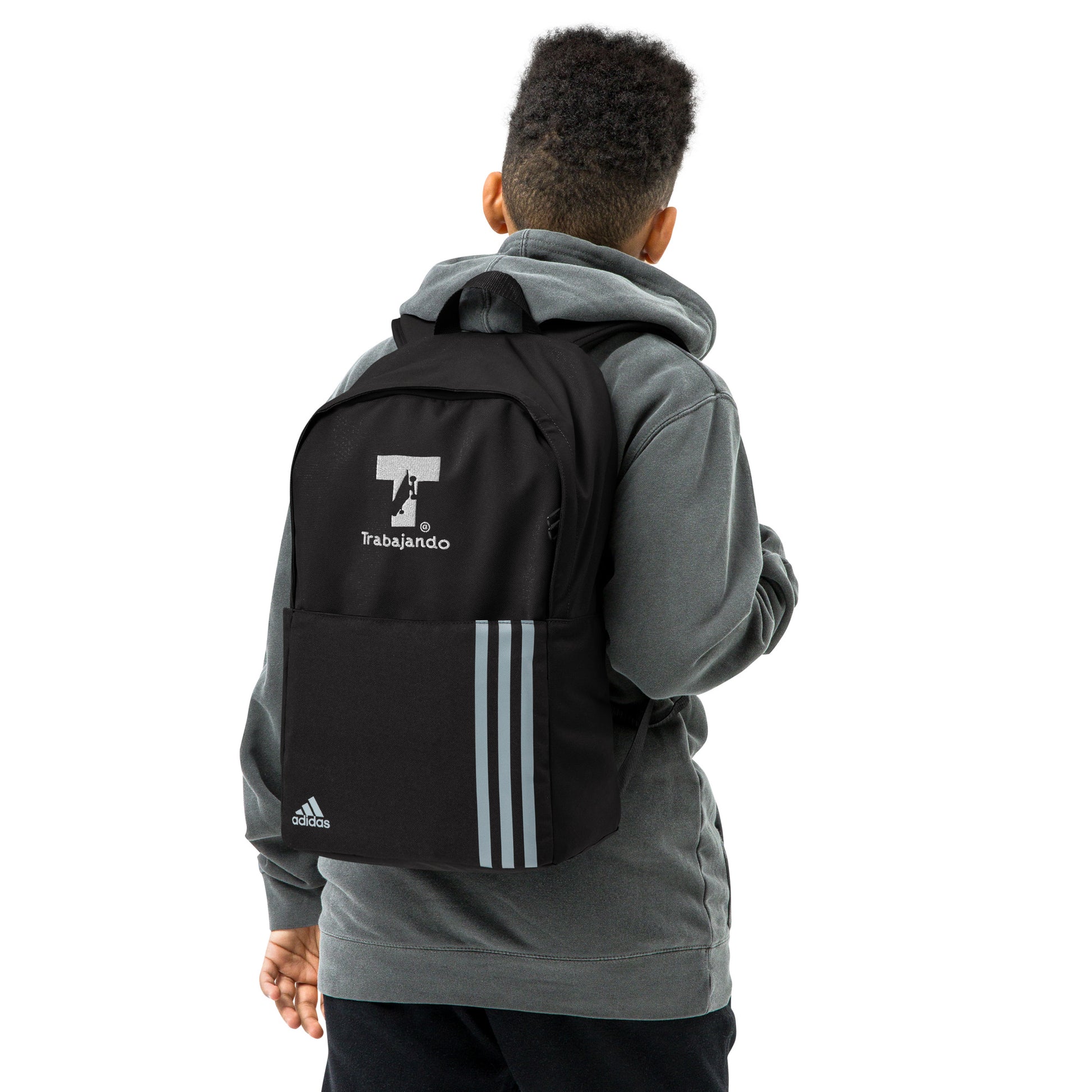 Trabajando Embroidered T-Logo Adidas Backpack - Trabajando Skate Apparel
