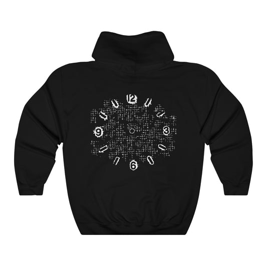 Clock Tower Black Hoodie - Trabajando Skate Apparel