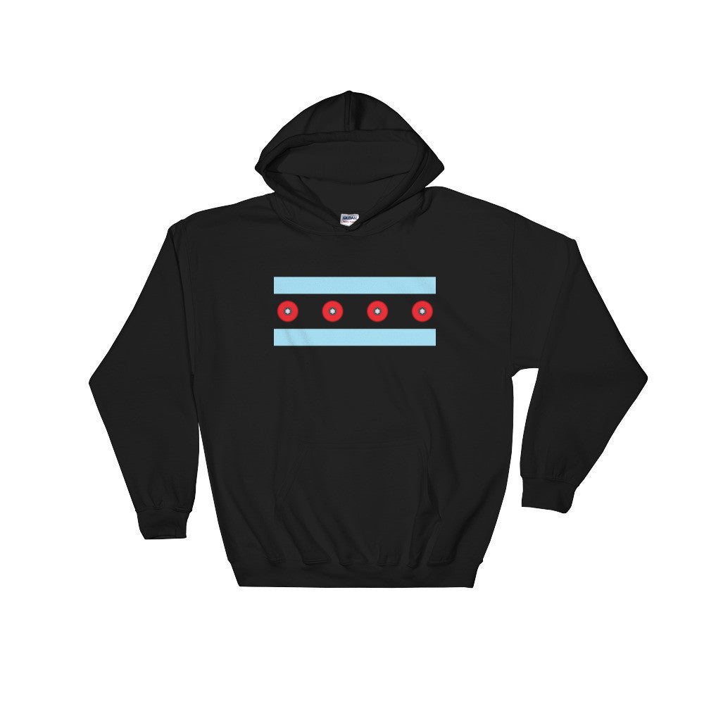 Chicago Skateboarding Colored Hoodies - Trabajando Skate Apparel